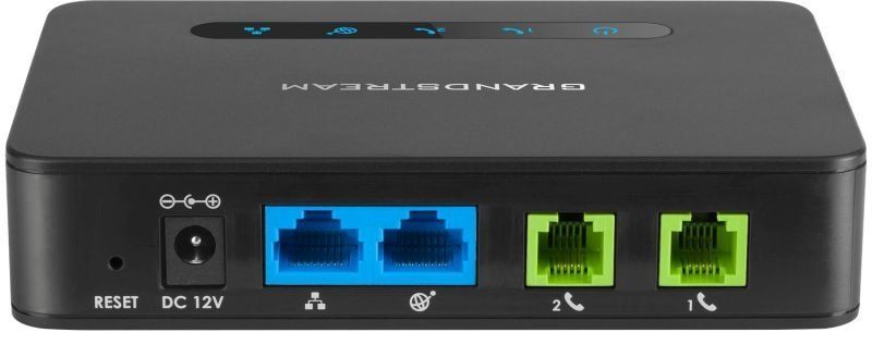 outlet bramka voip grandstream ht812 2xsip lan wan 2xfxs nat obsługa faxu