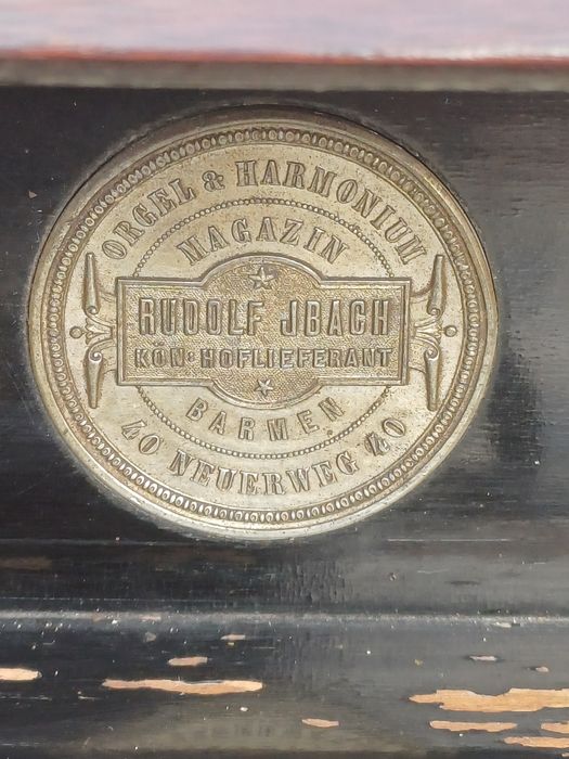 Organy fisharmonia antyk Ibach Berlin Barmen