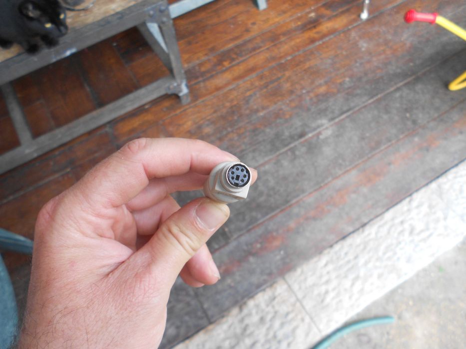 Conversor adaptador teclado antigo DIN5 para PS/2