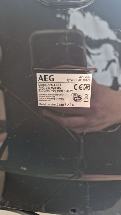 AEG Airfryer AF6-1-4ST