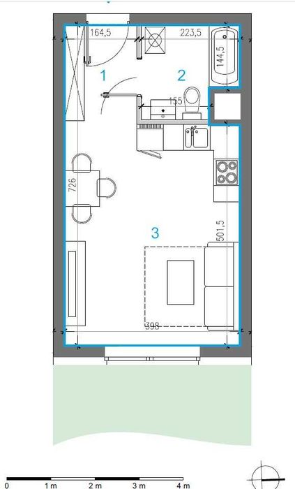 Nowoczesne studio | Ogródek | Garaż