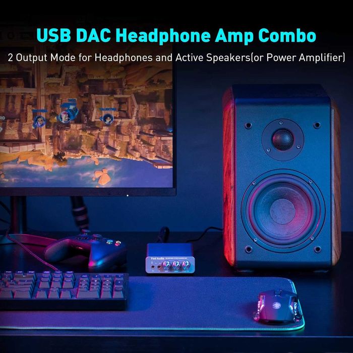 ‼️ Fosi Audio K5 PRO Mini Stereo Gaming - игровой ЦАП AMP усилитель