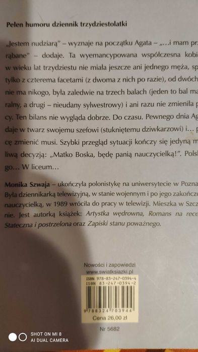 Ksiazka"Jestem nudziarą"