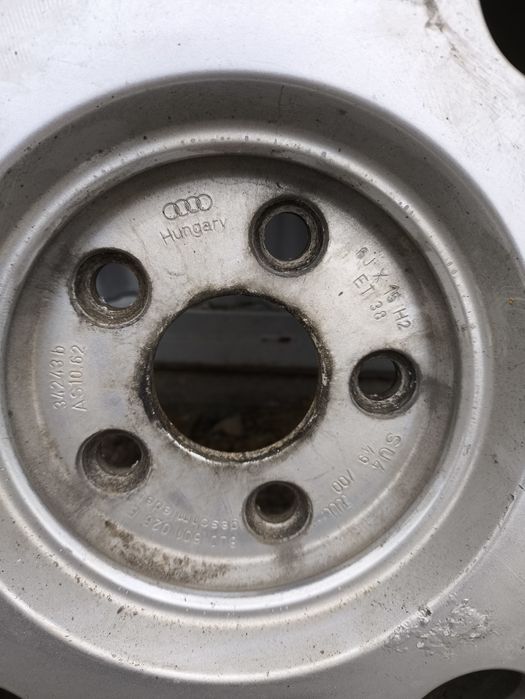 Felgi aluminiowe 15 cali 5x100,Audi VW Seat Skoda
