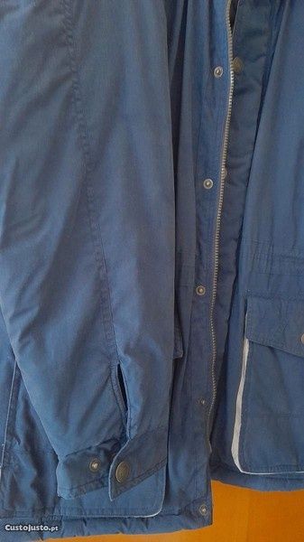 Parka Centini cor azul escuro tamanho L - Bom estado