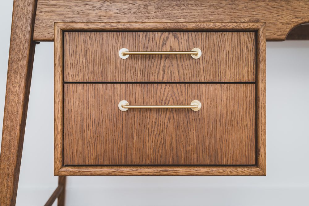 Biurko duńskie drewniane  vintage mid century design