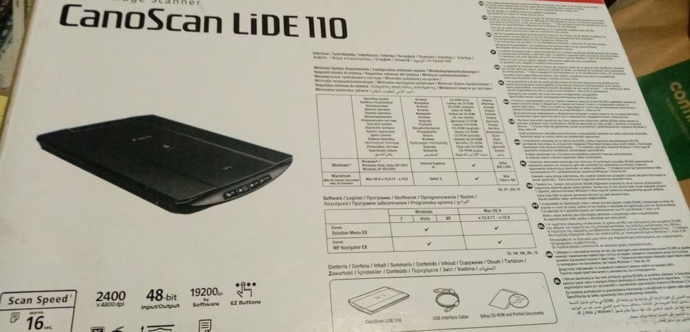 SCANNER Cannon Lide 110 impecável