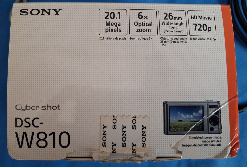 Aparat cyfrowy Sony Cyber-shot DSC-W810