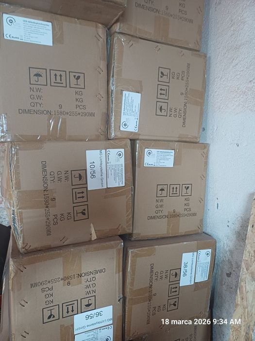 Lampy LED przemysłowe- 150cm 140Lm/W IP66 magazyn hala warsztat