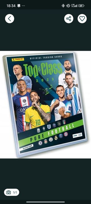 Karty piłkarskie Top Class 2023