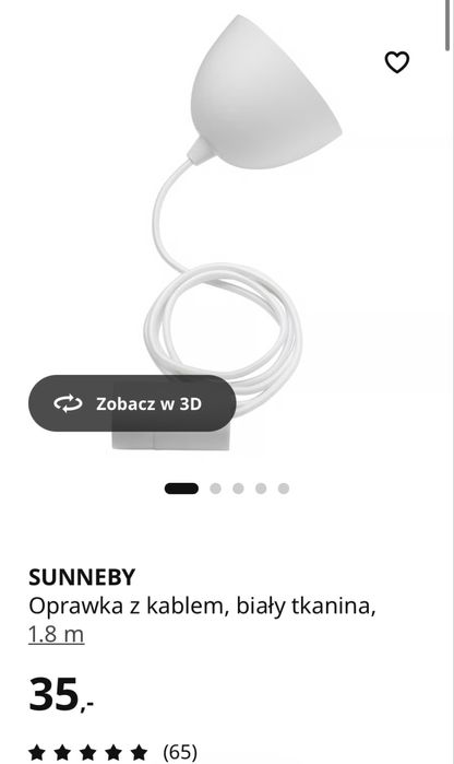Oprawa lampy Ikea