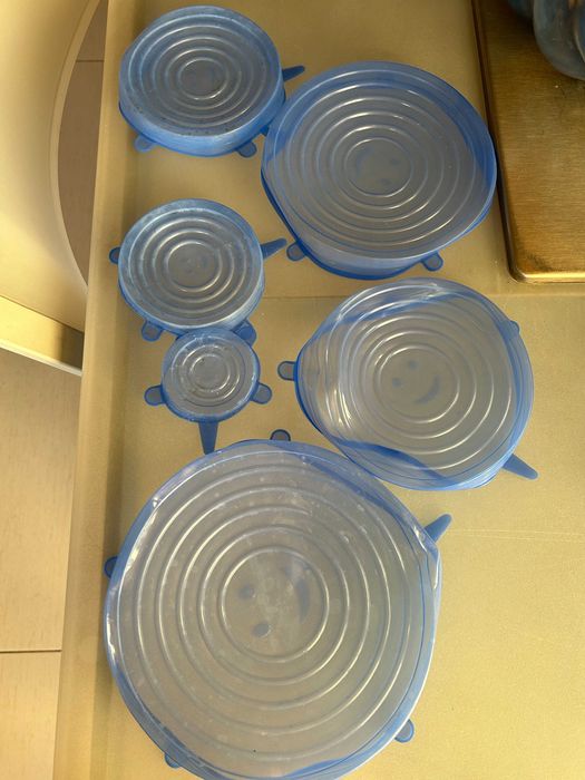 Tampas de silicone para caixas