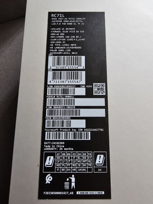 Asus rog z1 extreme