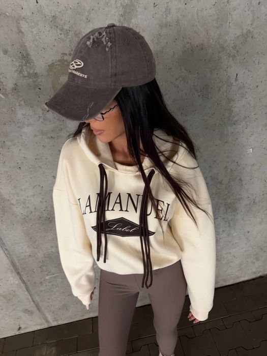 Bluza damska Blush kokos La Manuel