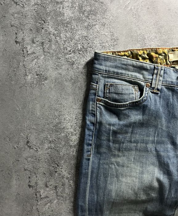 Джинси flared faded jeans клеш кльош джинсы opium baggy archive голубі