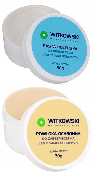 Zestaw naprawczy do lamp samochodowych polerowanie reflektorów