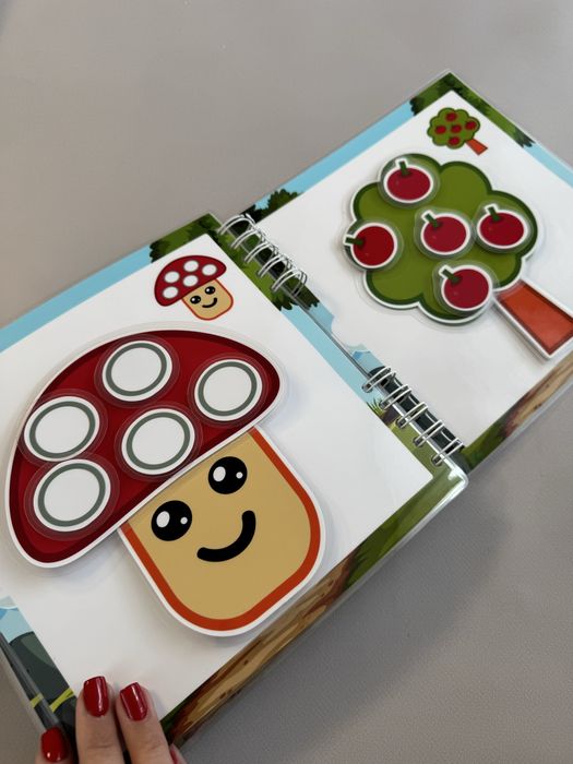 Книга на липучках. Мої перші аплікації