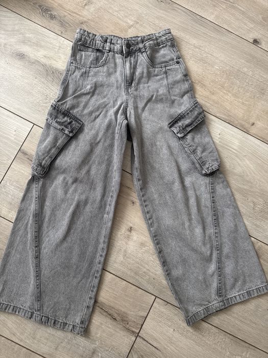 Джинси широкі виварені