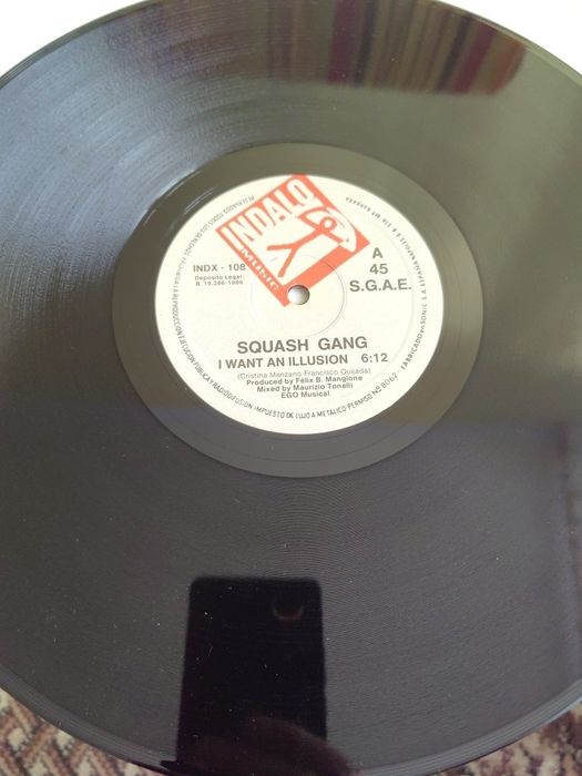 Squash Gang-I Want An Illusion, 12"Maxi singiel winylowy Italo disco