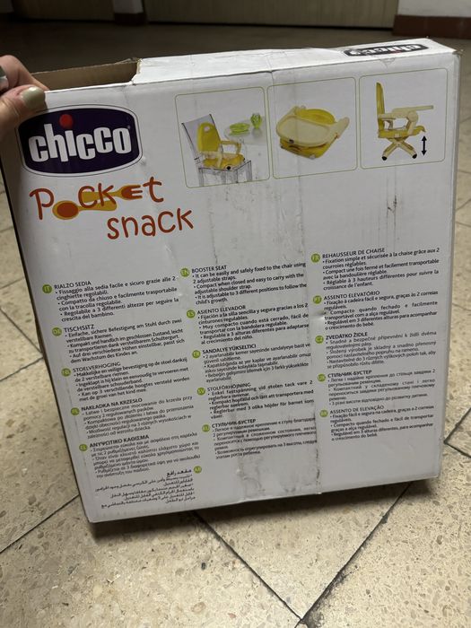 Cadeira Papa de Viagem Chicco Pocket Snack