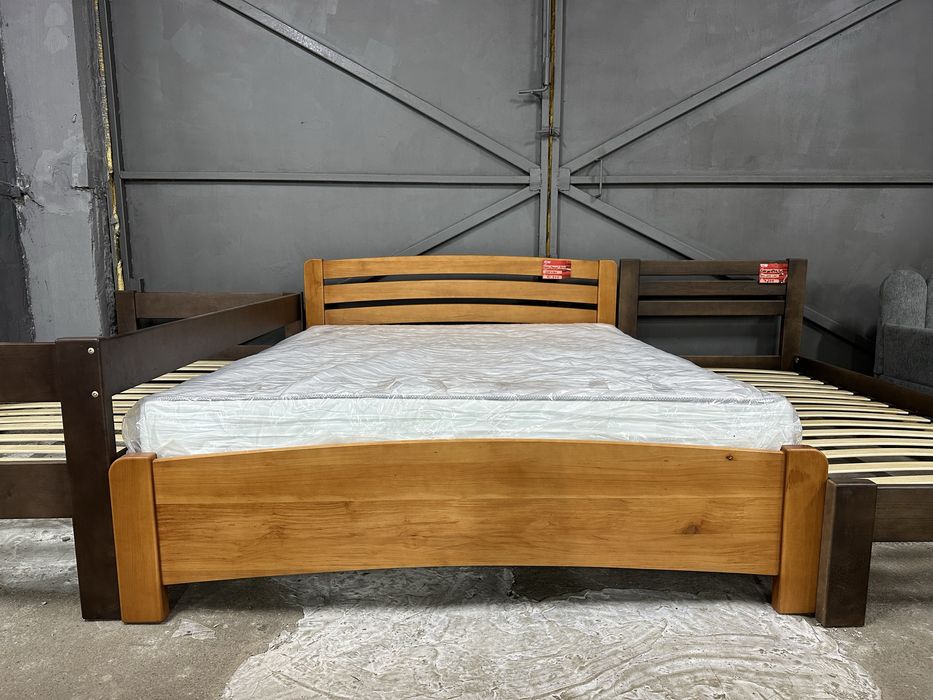 Ліжка з вбудованими матрацами, дешево, двоспальні, з нішою