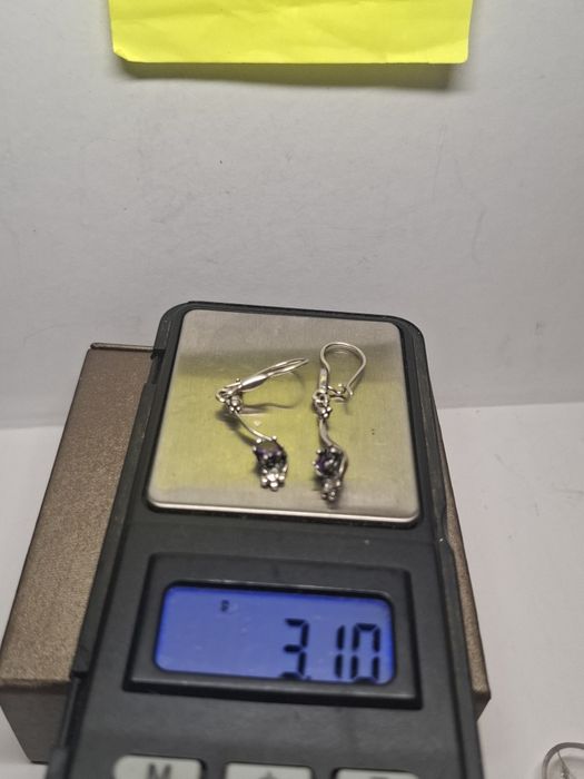 Warnet? Bransoletka kolczyki zawieszka 925 waga 13.76gr