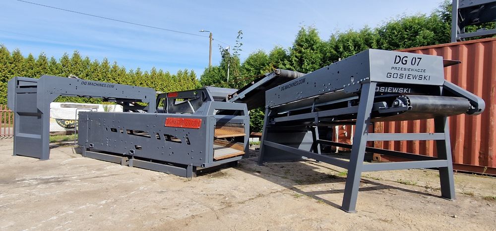 Przesiewacz ,TREX300S nowy model ,sieje mokry towar  DG MACHINES