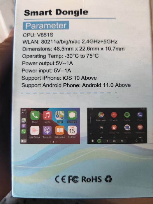 Adapter samochodowy Smart dongle 2in 1