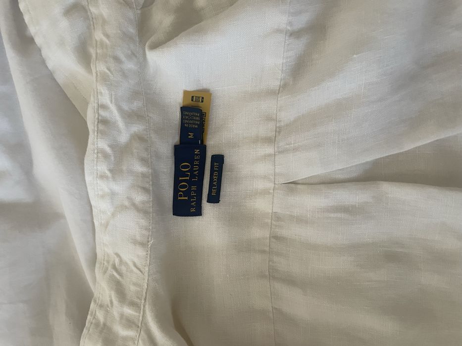 Camisa branca de linho – Polo Ralph Lauren