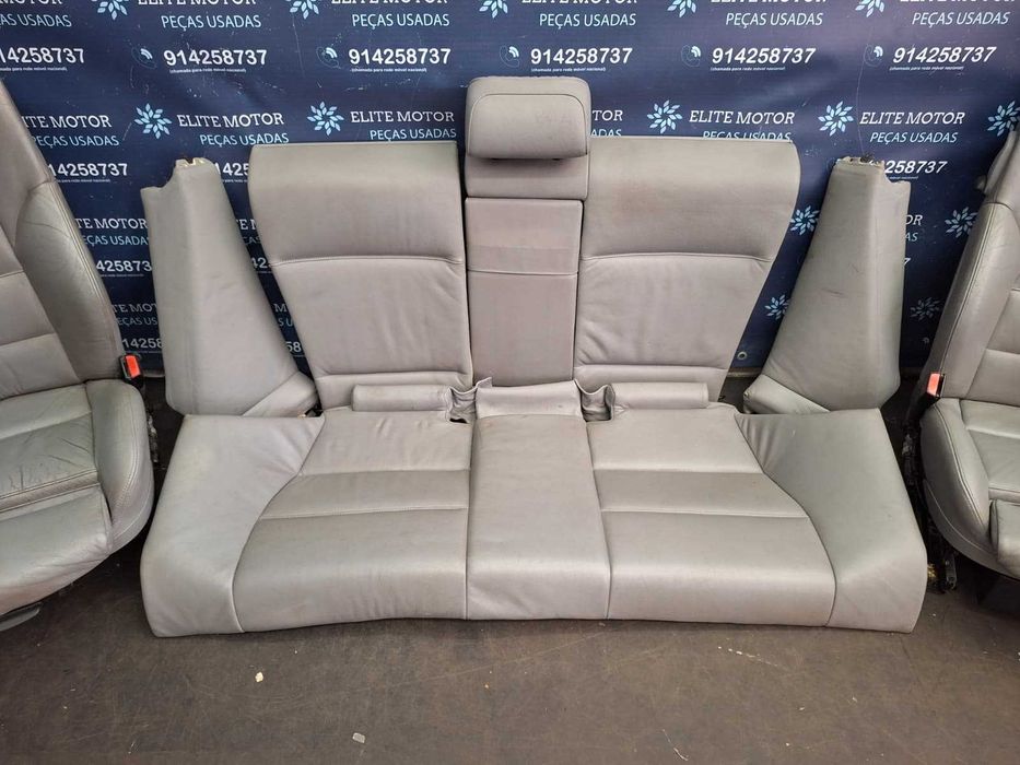 Jogo de bancos usados BMW SERIE 3 E46 COUPE PACK M pele cinza