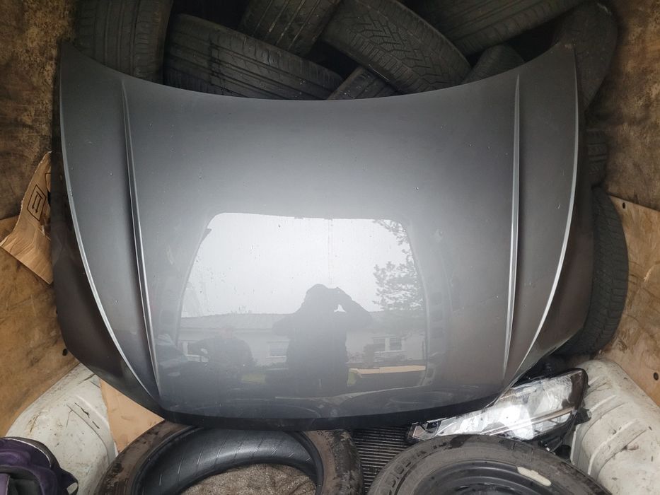 Maska przednia pokrywa vw t-roc  siwa