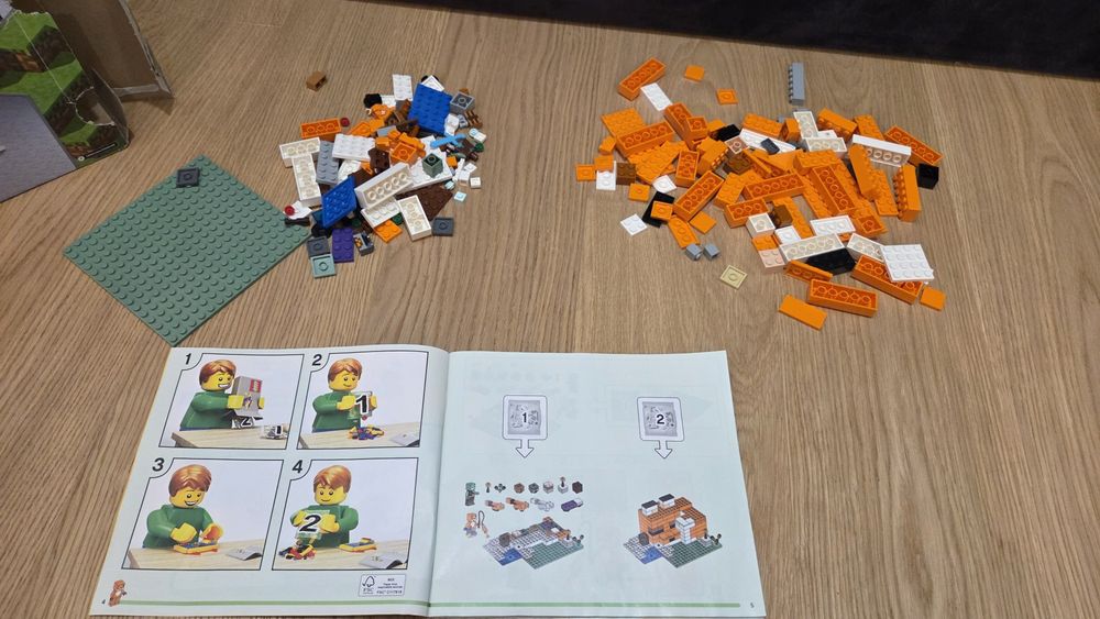 Minecraft Lego 21178 siedlisko lisów