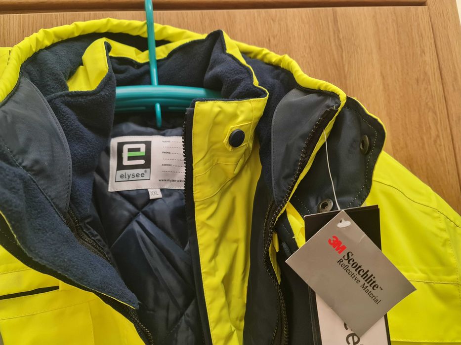 Robocza kurtka ostrzegawcza - ocieplana (2w1), 3M elysee, rozmiar: XXL