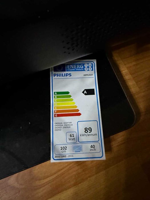 Продам телевізор Philips 40" (40PFL3107K/02)