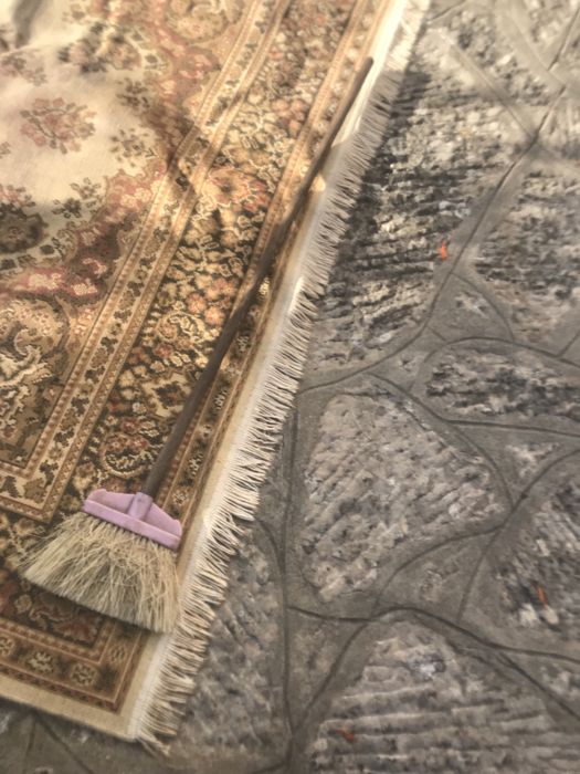 Tapete dearaiolos feito em tiar manual