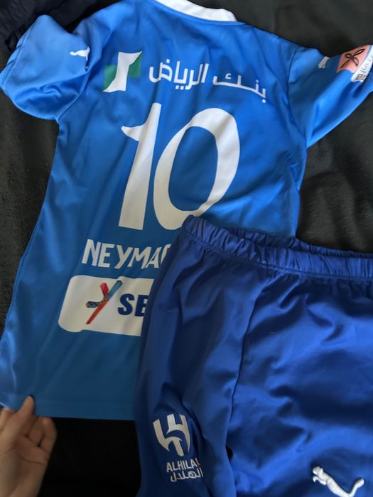 Strój piłkarski 152 164 neymar raz ubrany