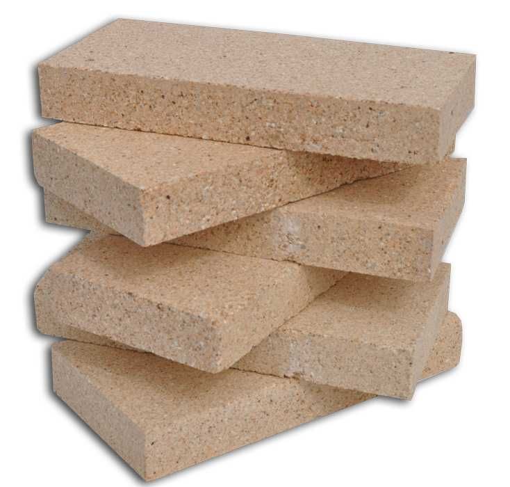 Cegła płytka szamotowa PEŁNA POŁÓWKA