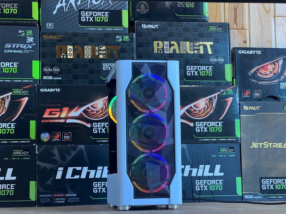 ТОП! GTX 1070, 16 ОЗУ ddr4, Intel 12 ядер, SSD, гарантія!