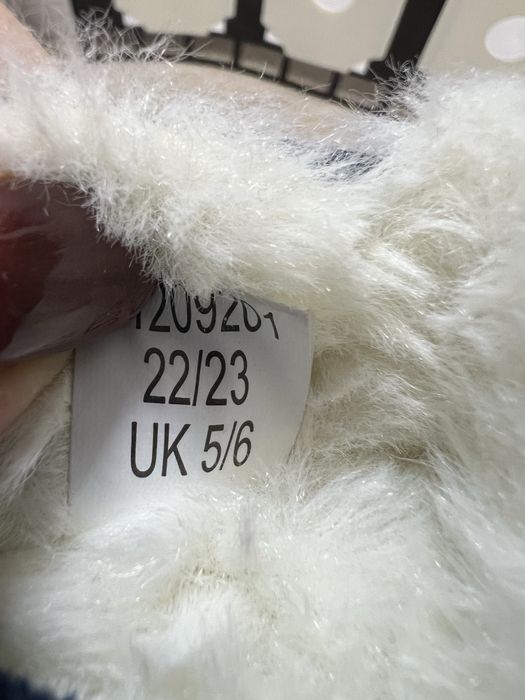 Тапочки дитячі розмір 22