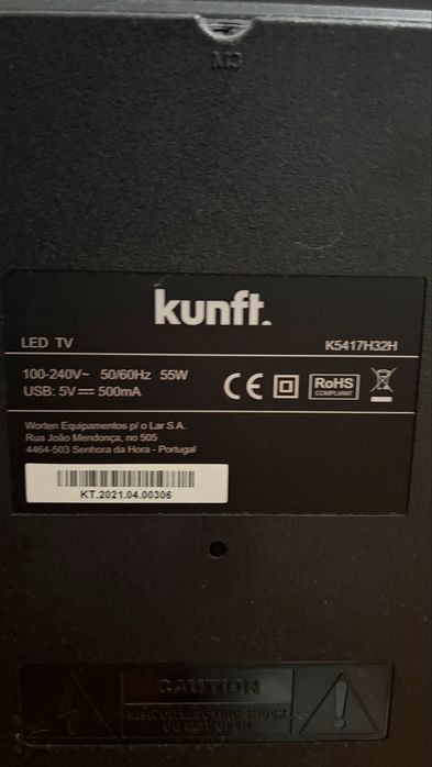 TV LED KUNFT 32p