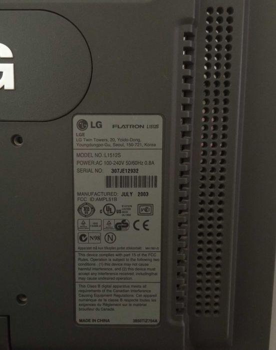Monitor LG Flatron