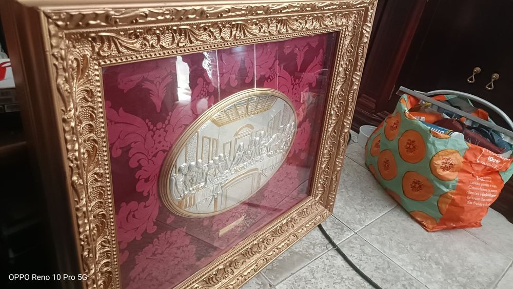 Vendo quandro antigo última ceia de Jesus peça feita por Leonardo Da Vinci