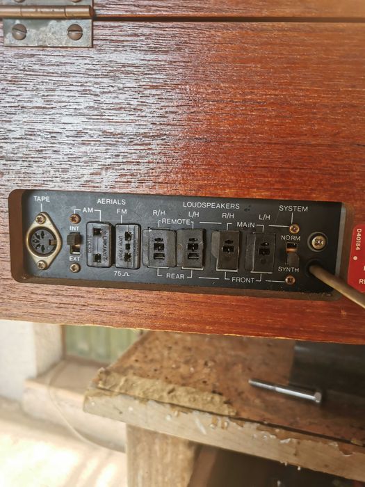 Aparelhagem de som Dynatron 1971 a funcionar stereo e quadrifonia