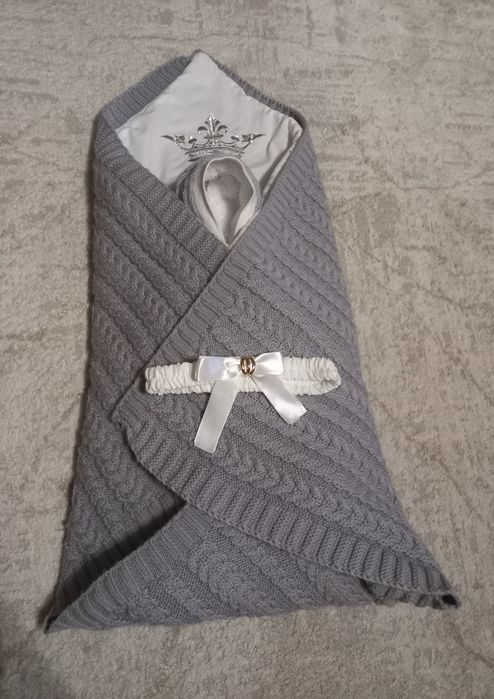 Комплект(конверт)  на виписку в'язаний