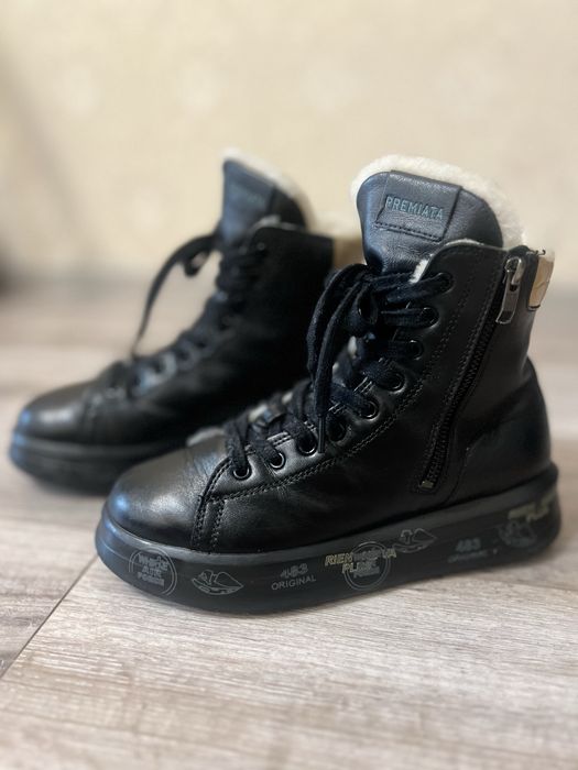 Premiata зимові черевики 37 р, устілка 24,5 см. Оригінал!