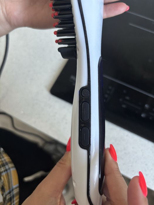 Escova de cabelo alisadora
