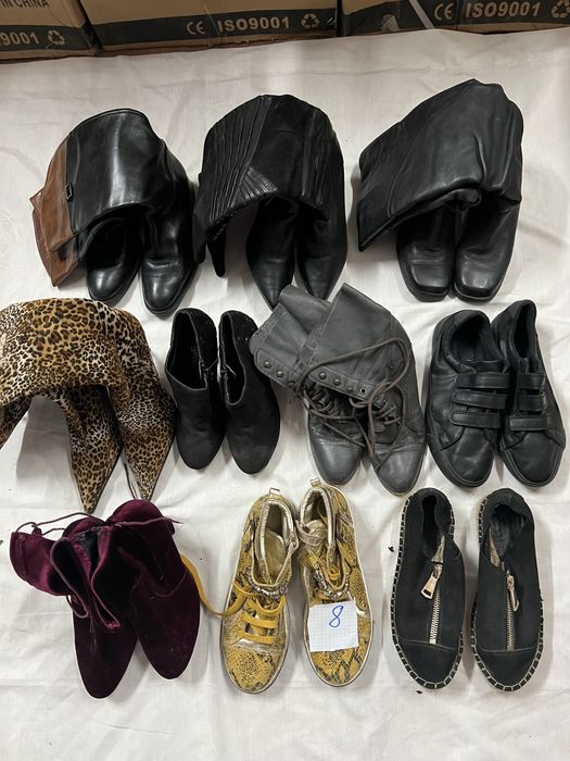 Секонд хенд оптом жіноче взуття зима демі ціна за 1 кг