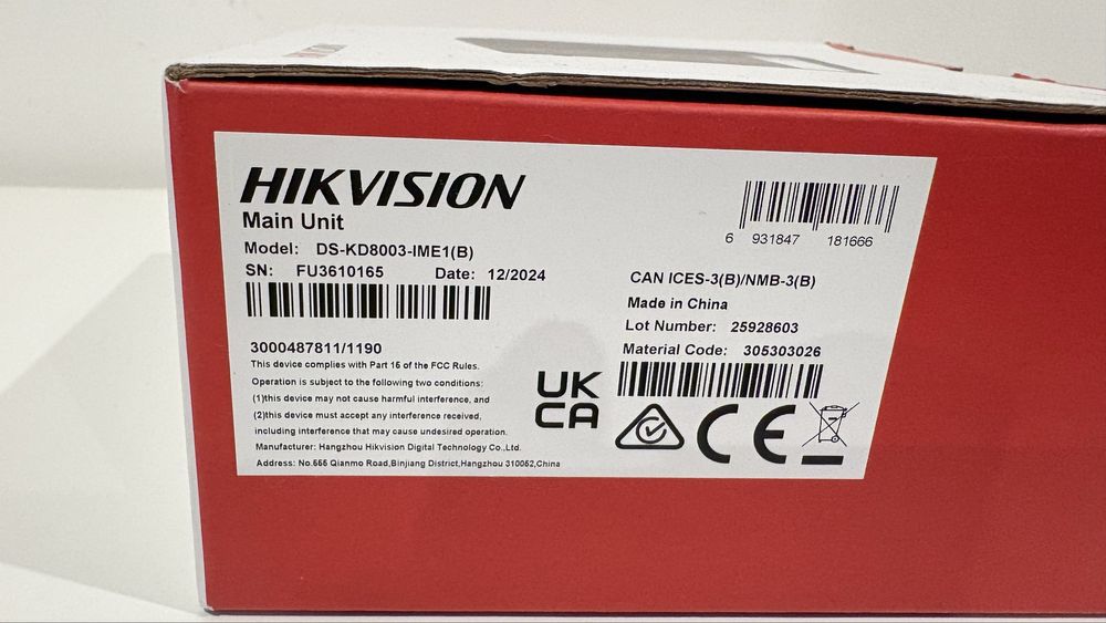 Hikvision DS-KD8003-IME1(B)