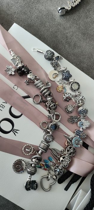 Pandora Браслети Намистини Шарми Пандора сердечко квітка