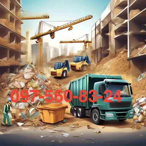 Вивіз будівельного сміття, хламу, меблів, вантажники, переїзди, вантажні перевезення.